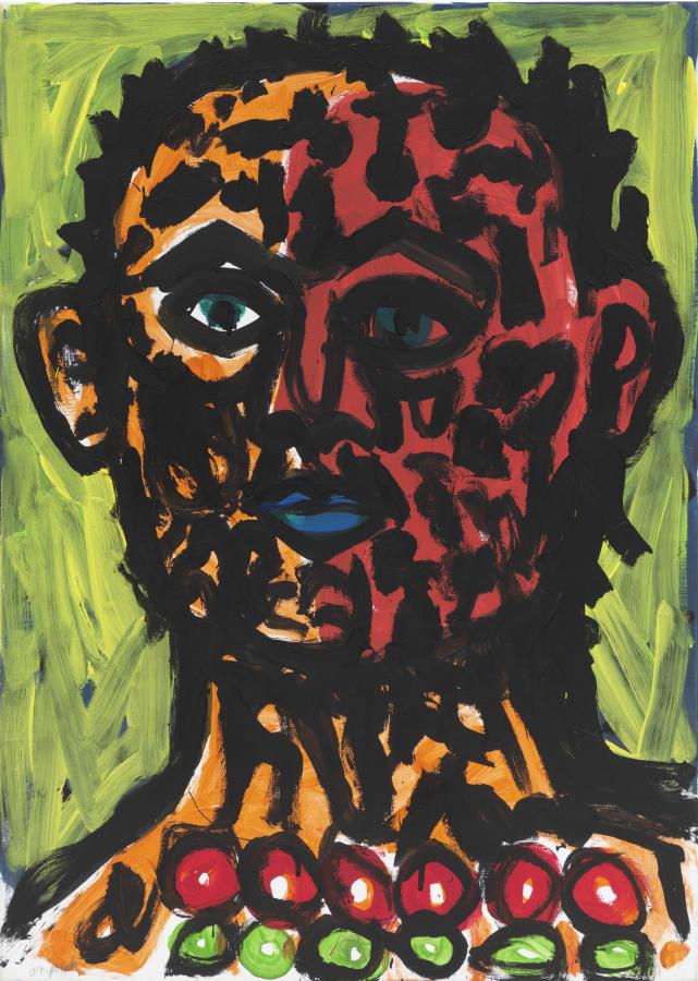 A.R. Penck Selbst - Berlin, 1991, © VG Bild-Kunst, Bonn, 2025