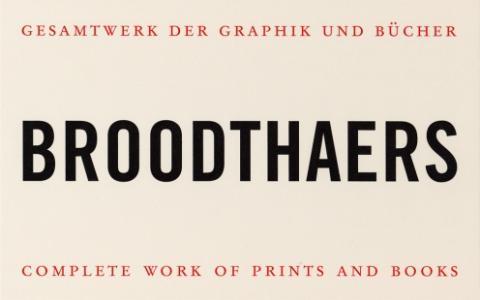 Marcel Broodthaers - Gesamtwerk Der Graphik Und Bücher - Complete Work Of Prints And Books