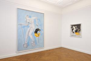 Immendorff Distanz zu sich selbst, Installation