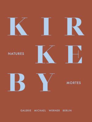 Per Kirkeby Natures mortes, Katalog Cover